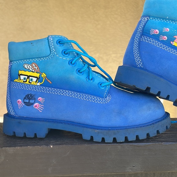 Kids SpongeBob timberlands - Picture 5 of 6